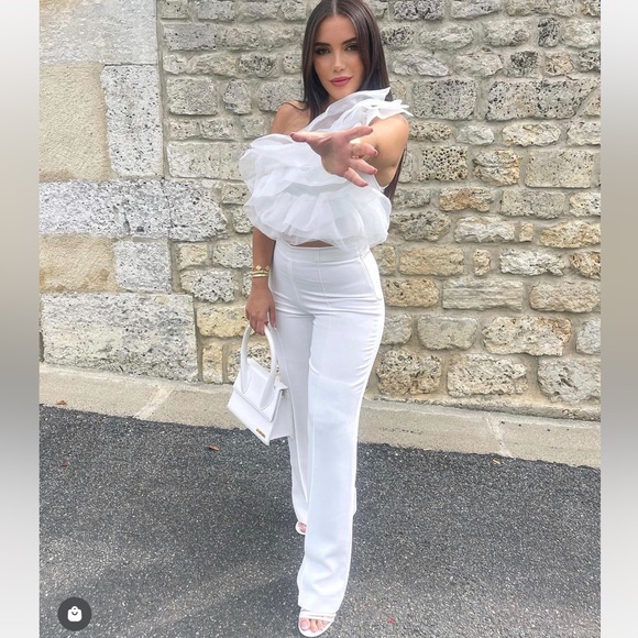 Zara Asymmetrical Organza Top - Picture 4 of 14